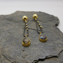 Load image into Gallery viewer, Whimsical Laradorite Drop Earring