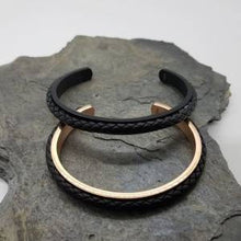 Load image into Gallery viewer, Dapper Bracelet Black/Rose Gold
