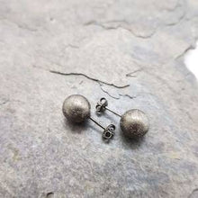 Load image into Gallery viewer, Moondust Black Rhodium Studs
