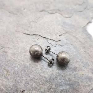 Moondust Black Rhodium Studs