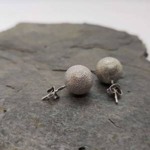 Moondust Silver Studs