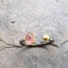 Load image into Gallery viewer, Whimsical Pink Tourmaline Ring
