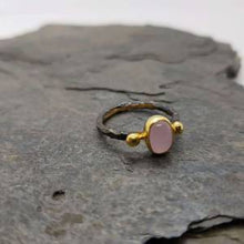 Load image into Gallery viewer, Whimsical Rose Quartz Ring
