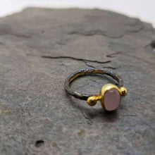 Load image into Gallery viewer, Whimsical Rose Quartz Ring
