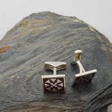 Load image into Gallery viewer, Square Enameled Cufflinks
