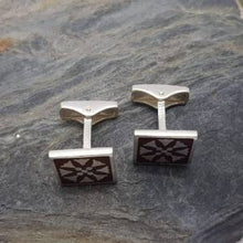 Load image into Gallery viewer, Square Enameled Cufflinks
